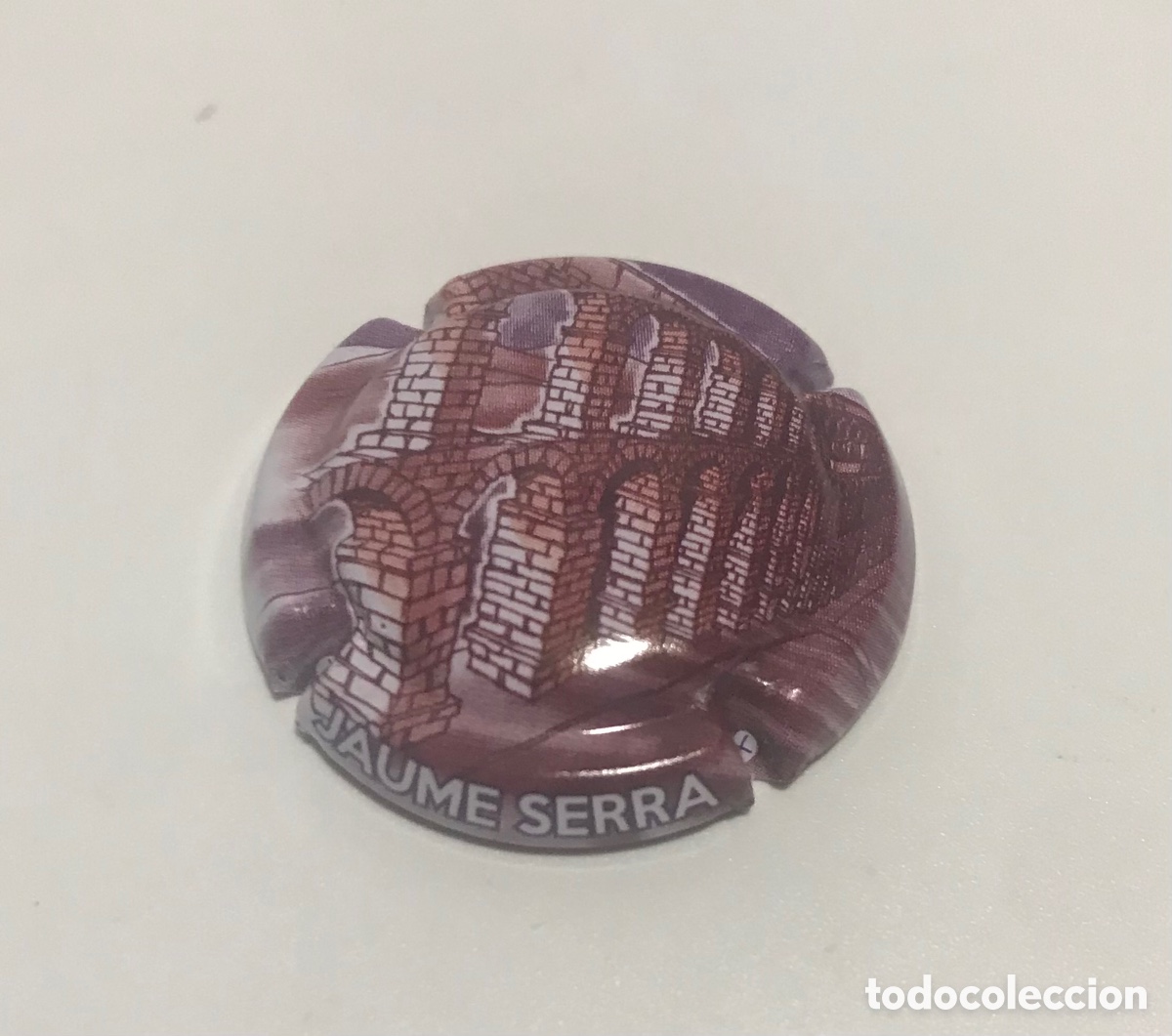 Coleccionismo: PLACA DE CAVA JAUME SERRA SEGOVIA - Foto 1