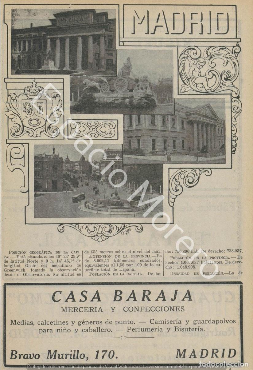 Coleccionismo: Publicidad de 1930 Madrid: Merceria y confecciones Casa Baraja