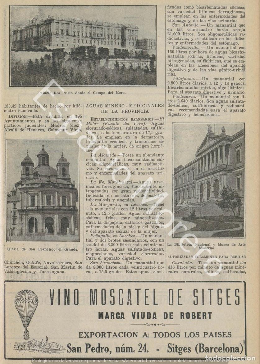 Coleccionismo: Publicidad de 1930 Barcelona: Vino moscatel Viuda de Robert