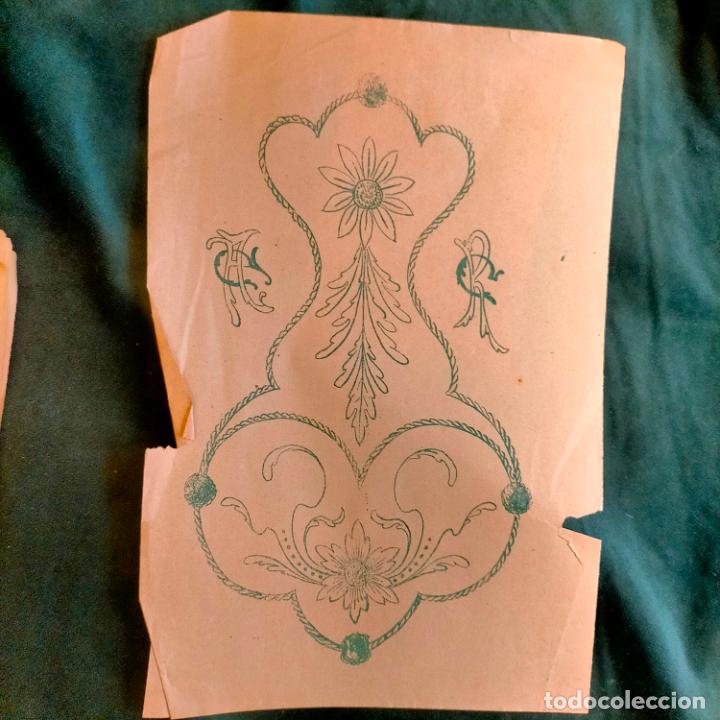 Colecionismo: MANUALIDADES LABORES PATRON LAMINA ANTIGUA DE BORDADOS A&Ntilde;OS 1900 1925 REVISTA LA GIRALALDA SEVILLA