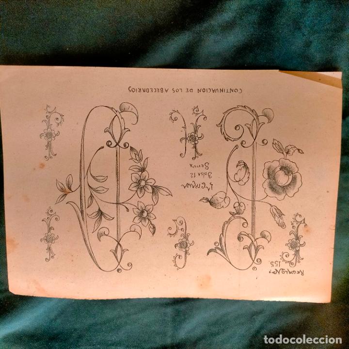 Colecionismo: MANUALIDADES LABORES PATRON LAMINA ANTIGUA DE BORDADOS A&Ntilde;OS 1900 1925 REVISTA LA GIRALDA SEVILLA