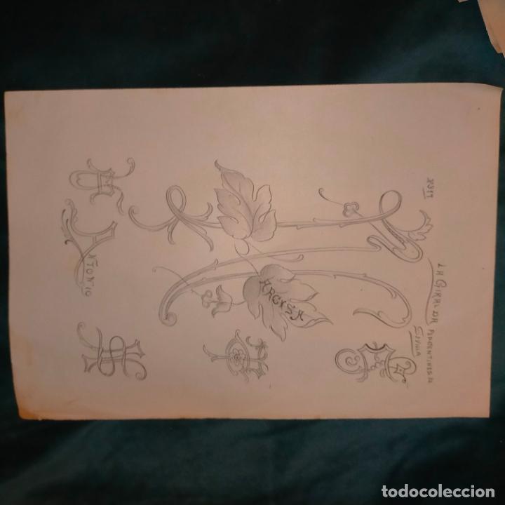 Collectionnisme: MANUALIDADES LABORES PATRON LAMINA ANTIGUA DE BORDADOS A&Ntilde;OS 1900 1925 REVISTA LA GIRALDA SEVILLA