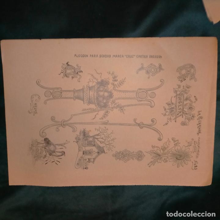 Collectionnisme: MANUALIDADES LABORES PATRON LAMINA ANTIGUA DE BORDADOS A&Ntilde;OS 1900 1925 REVISTA LA GIRALDA SEVILLA