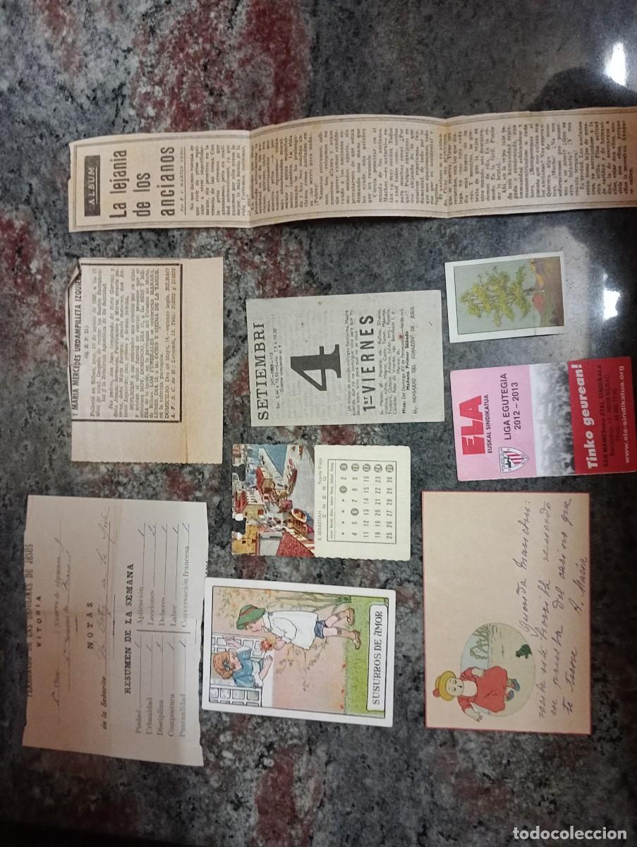 Coleccionismo: Lote papeles variados - Foto 1