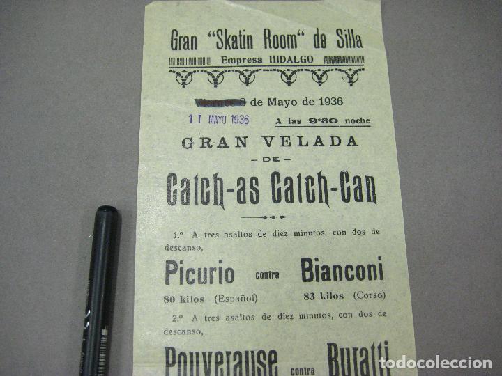 Coleccionismo: PROGRAMA DE SKATING ROOM DE SILLA DE VALENCIA 1936 - Foto 2