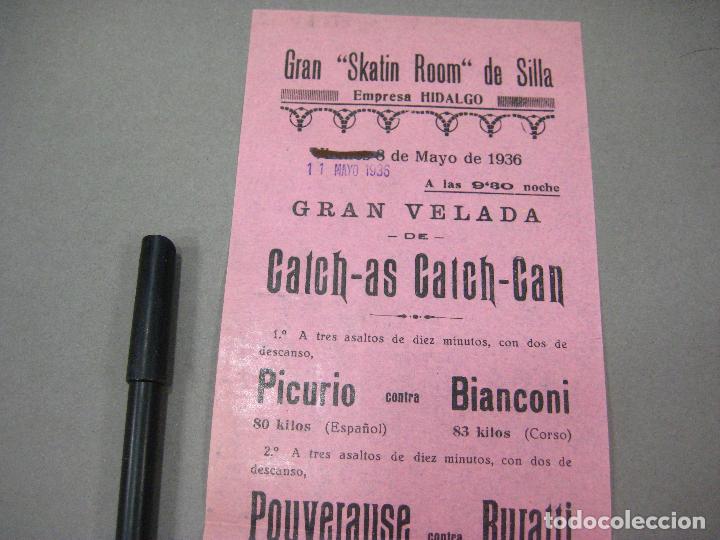 Coleccionismo: PROGRAMA DE SKATING ROOM DE SILLA DE VALENCIA 1936 - Foto 2