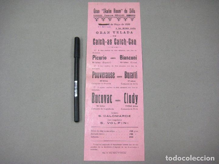 Coleccionismo: PROGRAMA DE SKATING ROOM DE SILLA DE VALENCIA 1936 - Foto 1