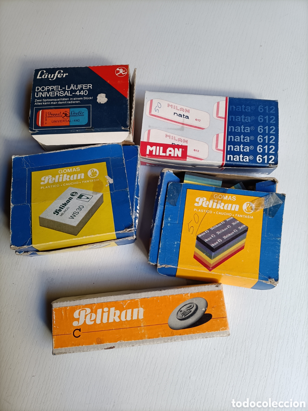 Coleccionismo: Borradores.Gomas Pelikan.Milan.Doppel laufer