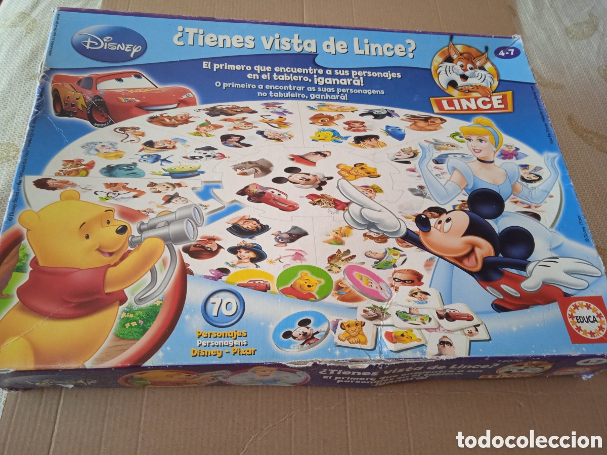 Coleccionismo: JUEGO PERSONAJES DISNEY TIENES VISTA DE LINCE CARS PETER PAN MICKY MOUSE SIMBA DORY