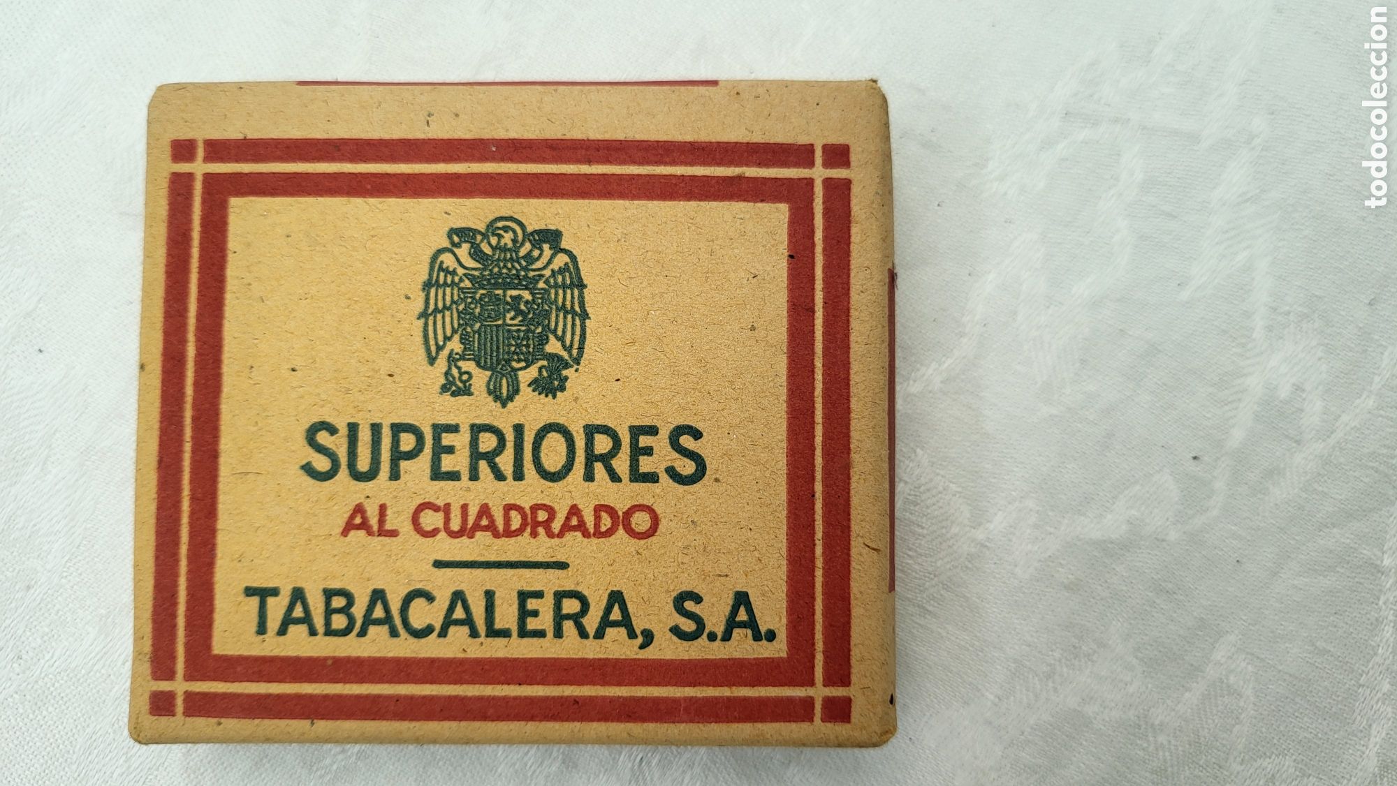 Coleccionismo: ANTIGUA CAJETILLA CIGARRILLOS SUPERIORES AL CUADRADO