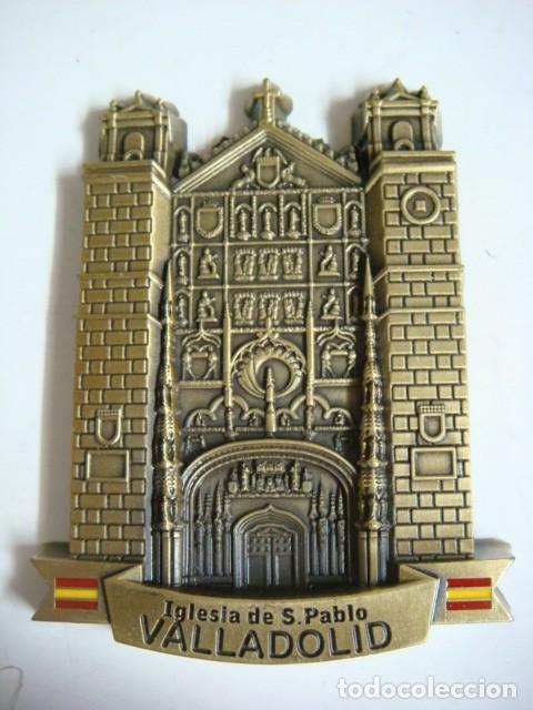 Coleccionismo: IMAN METALICO DE LA FACHADA DE LA IGLESIA DE SAN PABLO VALLADOLID-CAJ-N&ordm;-70