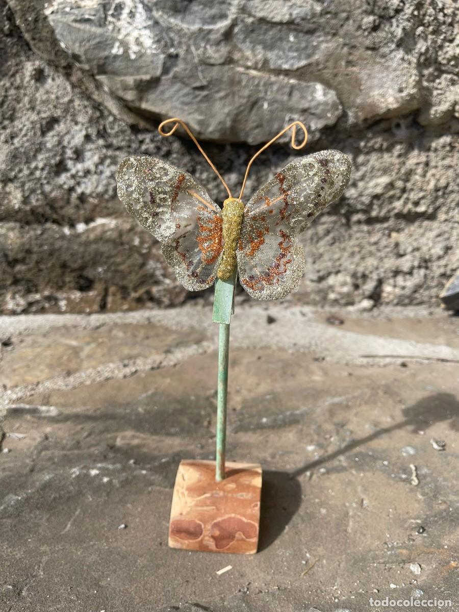 Coleccionismo: PINZA MARIPOSA MADERA - Foto 3