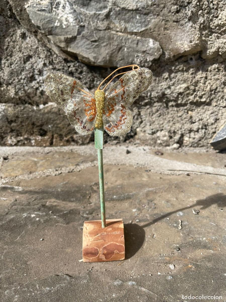 Coleccionismo: PINZA MARIPOSA MADERA - Foto 5
