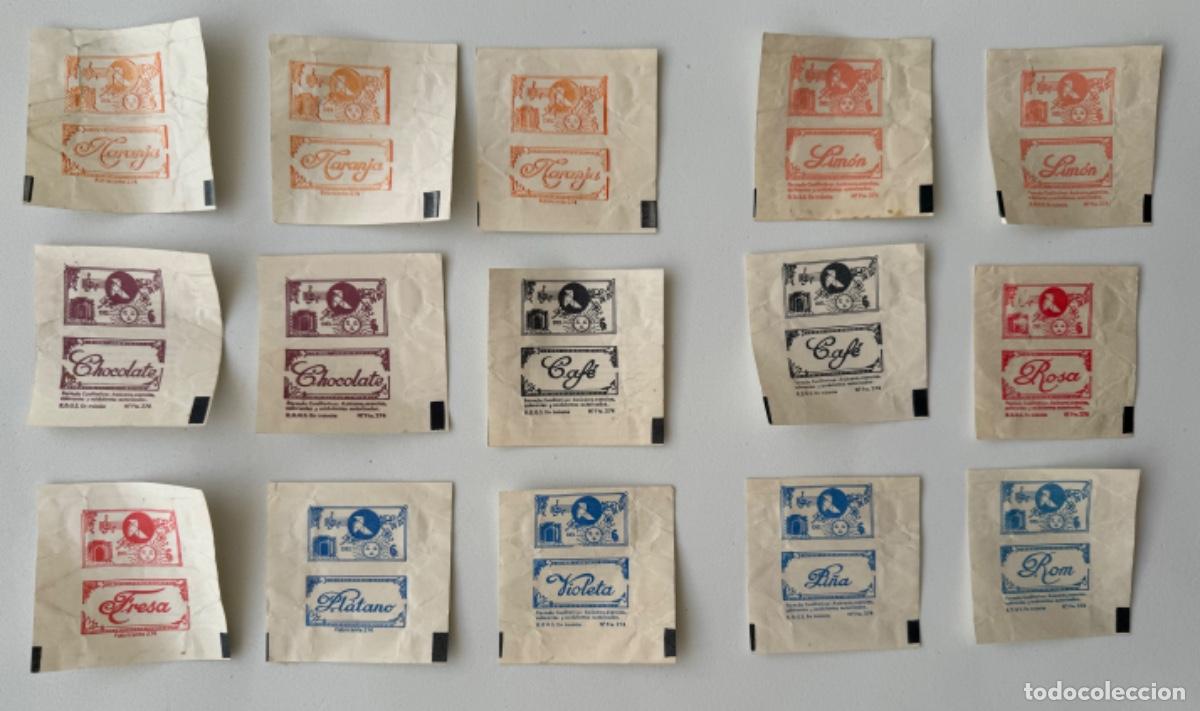 Coleccionismo: ENVOLTORIOS DE CARAMELOS. CONFITER&Iacute;A. CHICLES. - Foto 1