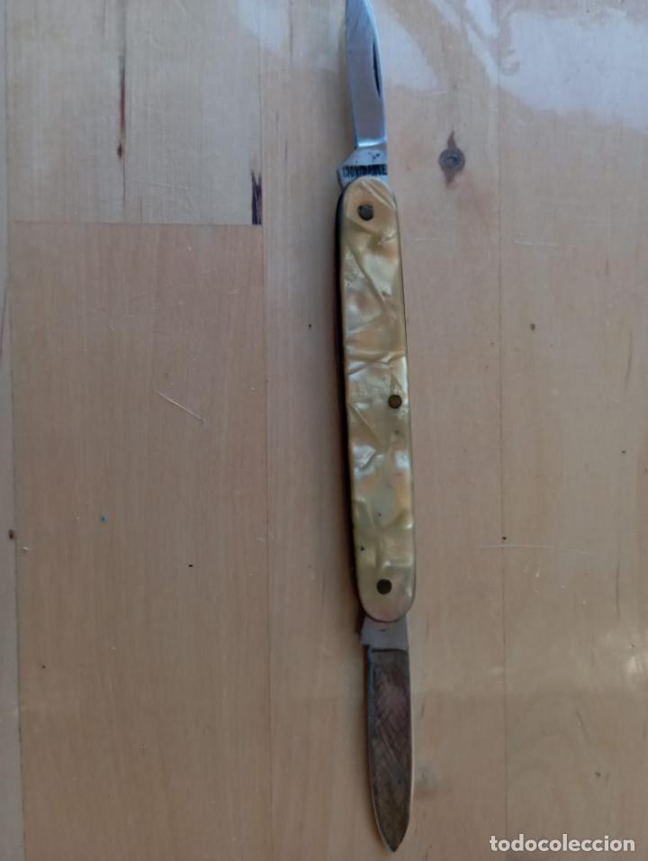 Coleccionismo: NAVAJA MANGO DE NACAR,INOXIDABLE. - Foto 2