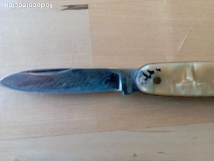 Coleccionismo: NAVAJA MANGO DE NACAR,INOXIDABLE. - Foto 3