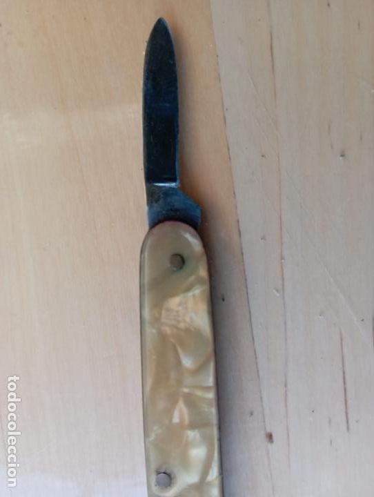 Coleccionismo: NAVAJA MANGO DE NACAR,INOXIDABLE. - Foto 4