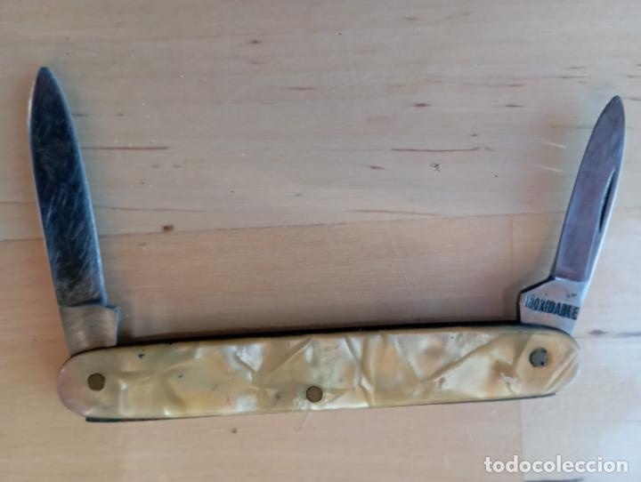 Coleccionismo: NAVAJA MANGO DE NACAR,INOXIDABLE. - Foto 1