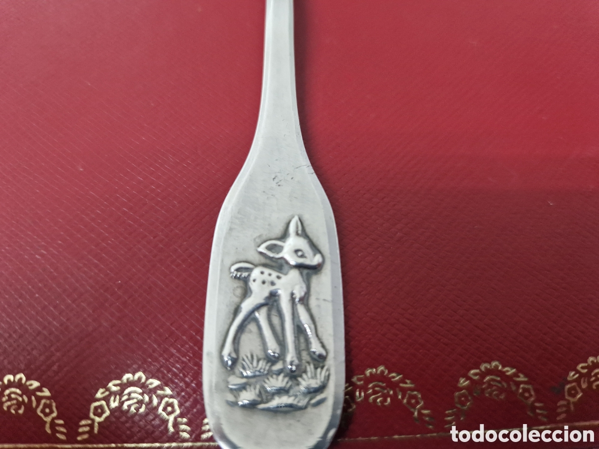 Coleccionismo: TENEDOR DE NI&Ntilde;O EN PLATA DE LEY - Foto 7