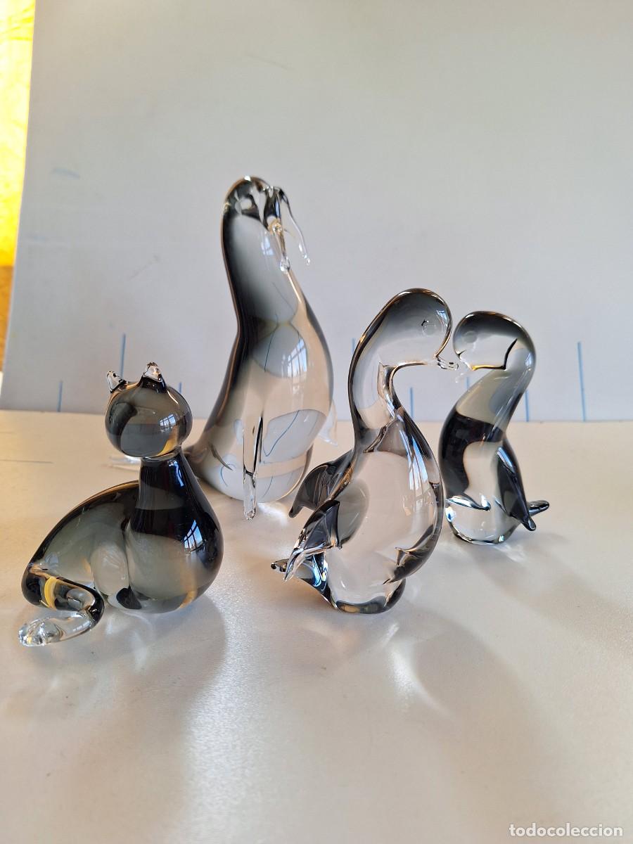 Coleccionismo: LOTE 4 FIGURAS MURANO. - Foto 1