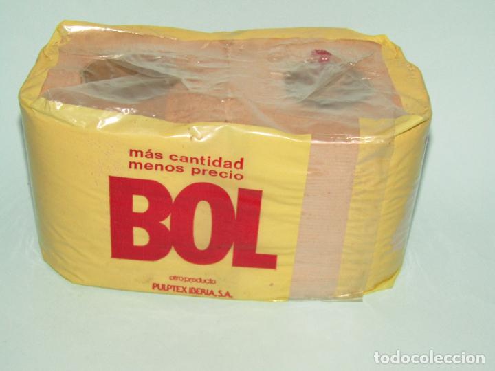Coleccionismo: Antiguo Paquete con 2 Rollos de Papel Higi&eacute;nico BOL de PULPTEX IBERIA S.A.