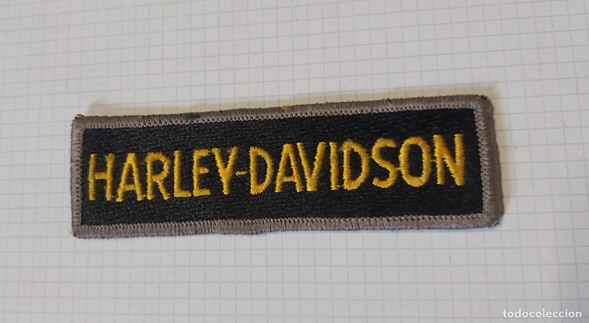 Coleccionismo: Parche HARLEY DAVIDSON, 10,5 x 3 cm - Foto 1