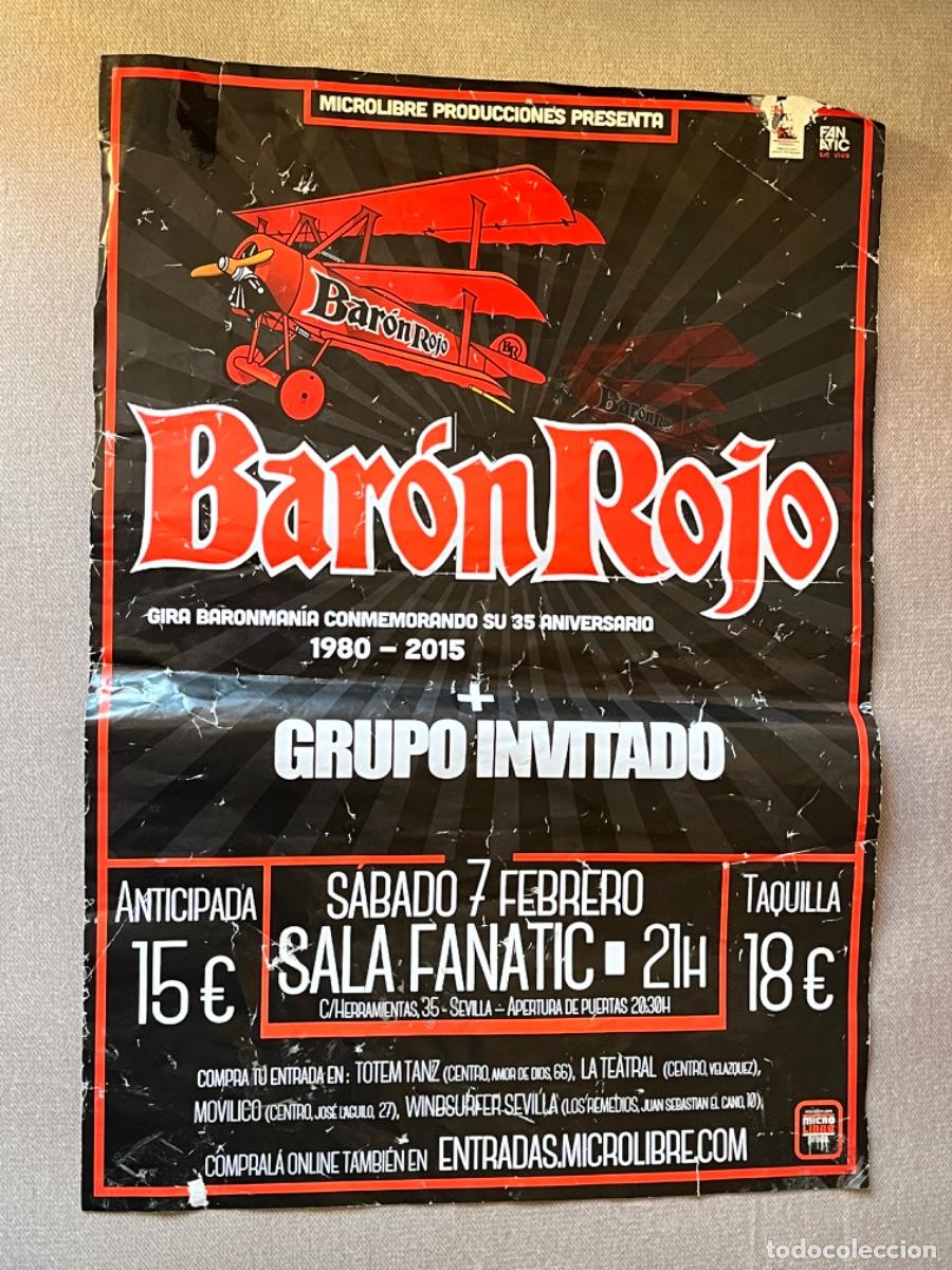 Coleccionismo: CV2 . P&Oacute;STER BAR&Oacute;N ROJO SEVILLA - Foto 1