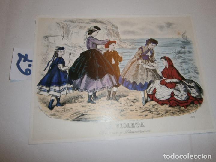 Coleccionismo: LAMINA IMAGENES VINTAGE - LA VIOLETA (MODOS DE VIDA)
