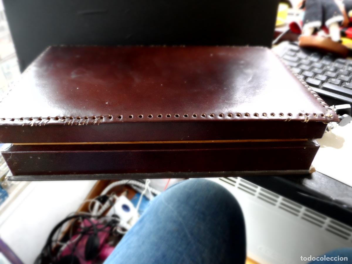 Coleccionismo: CAJA PARA TABACO EN CUERO - Foto 1