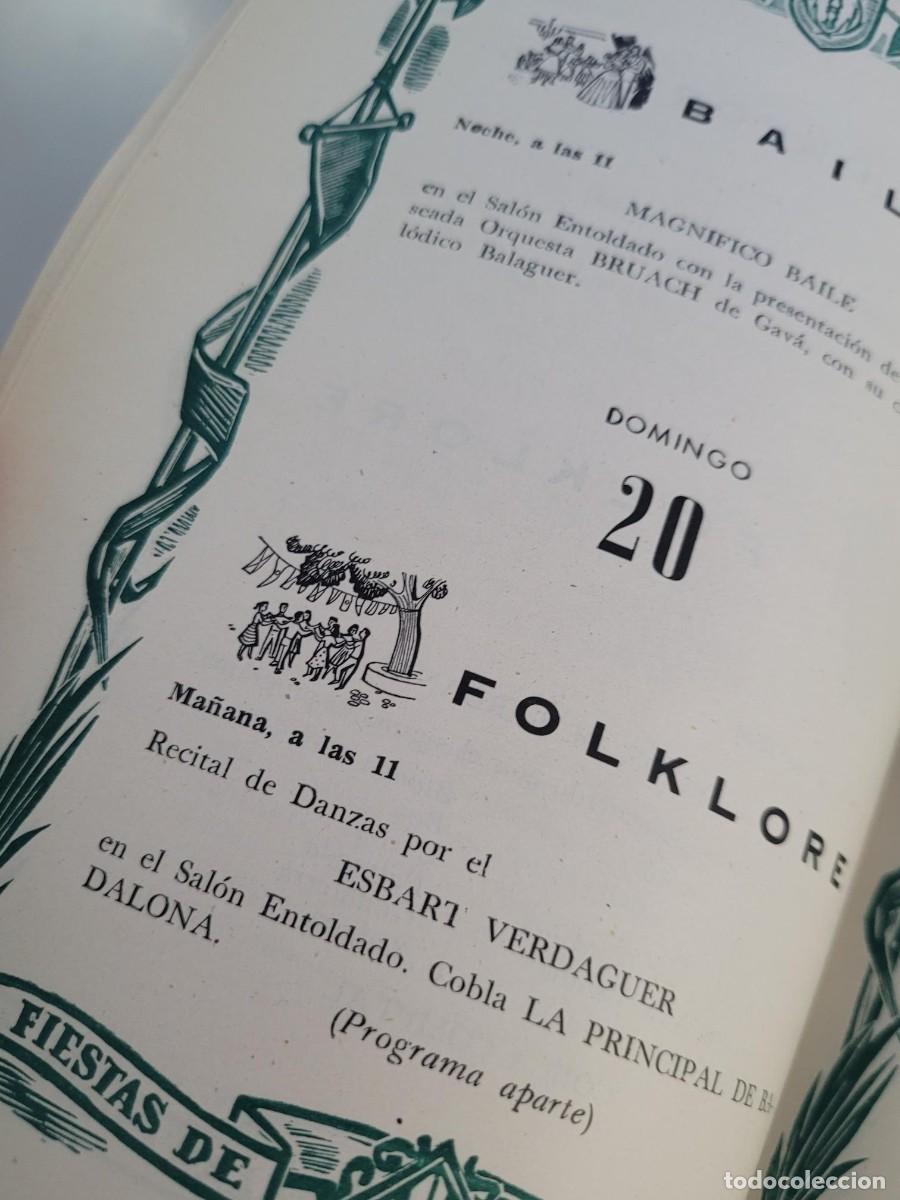 Coleccionismo: Programa Festa Mayor Les Corts 1957 - Foto 8