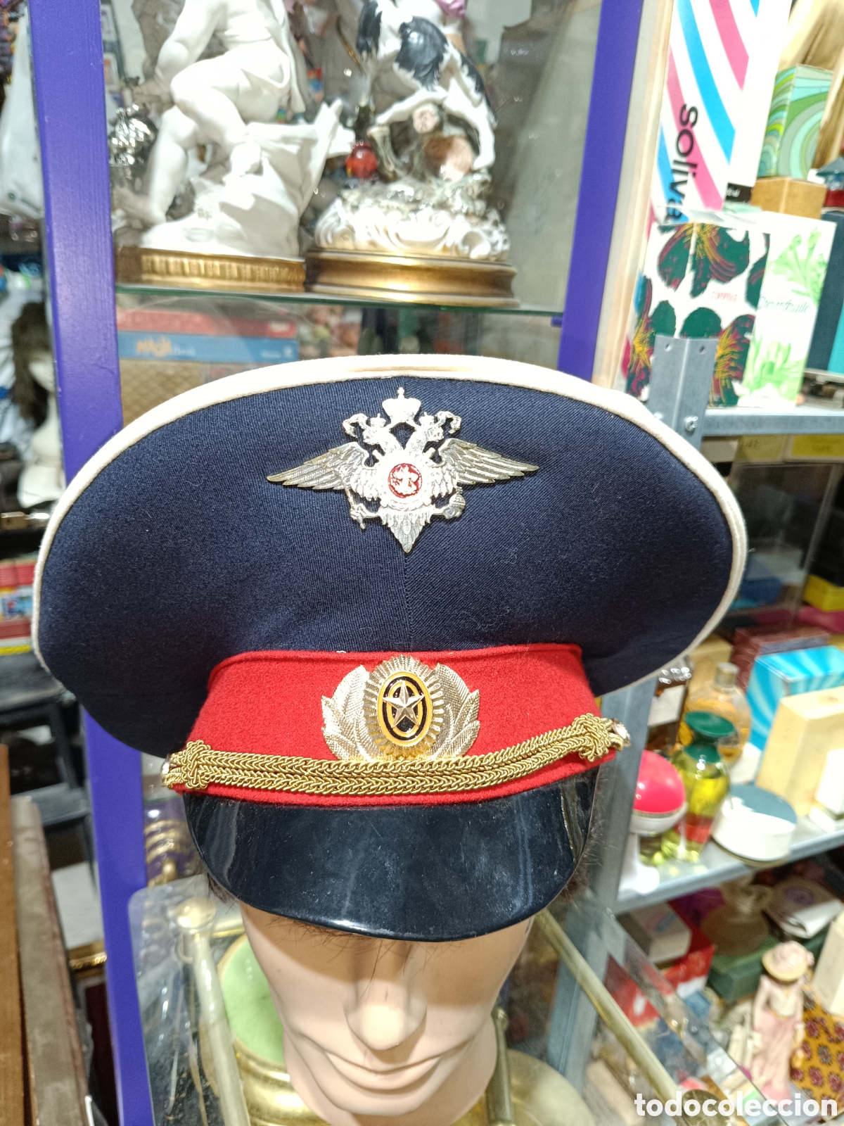 Coleccionismo: Gorra de plat&oacute; ej&eacute;rcito ruso - Foto 3