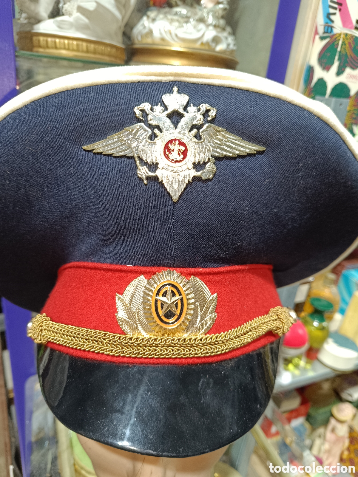 Coleccionismo: Gorra de plat&oacute; ej&eacute;rcito ruso - Foto 4