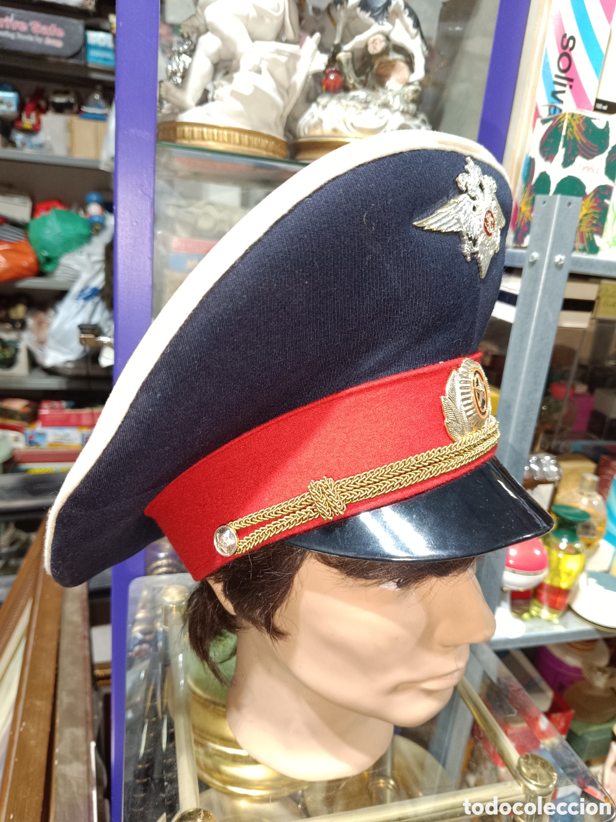 Coleccionismo: Gorra de plat&oacute; ej&eacute;rcito ruso - Foto 5