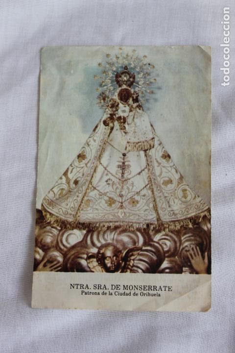 Colecionismo: NTRA. SRA. DE MONSERRATE PATRONA DE ORIHUELA DATOS HISTORICOS