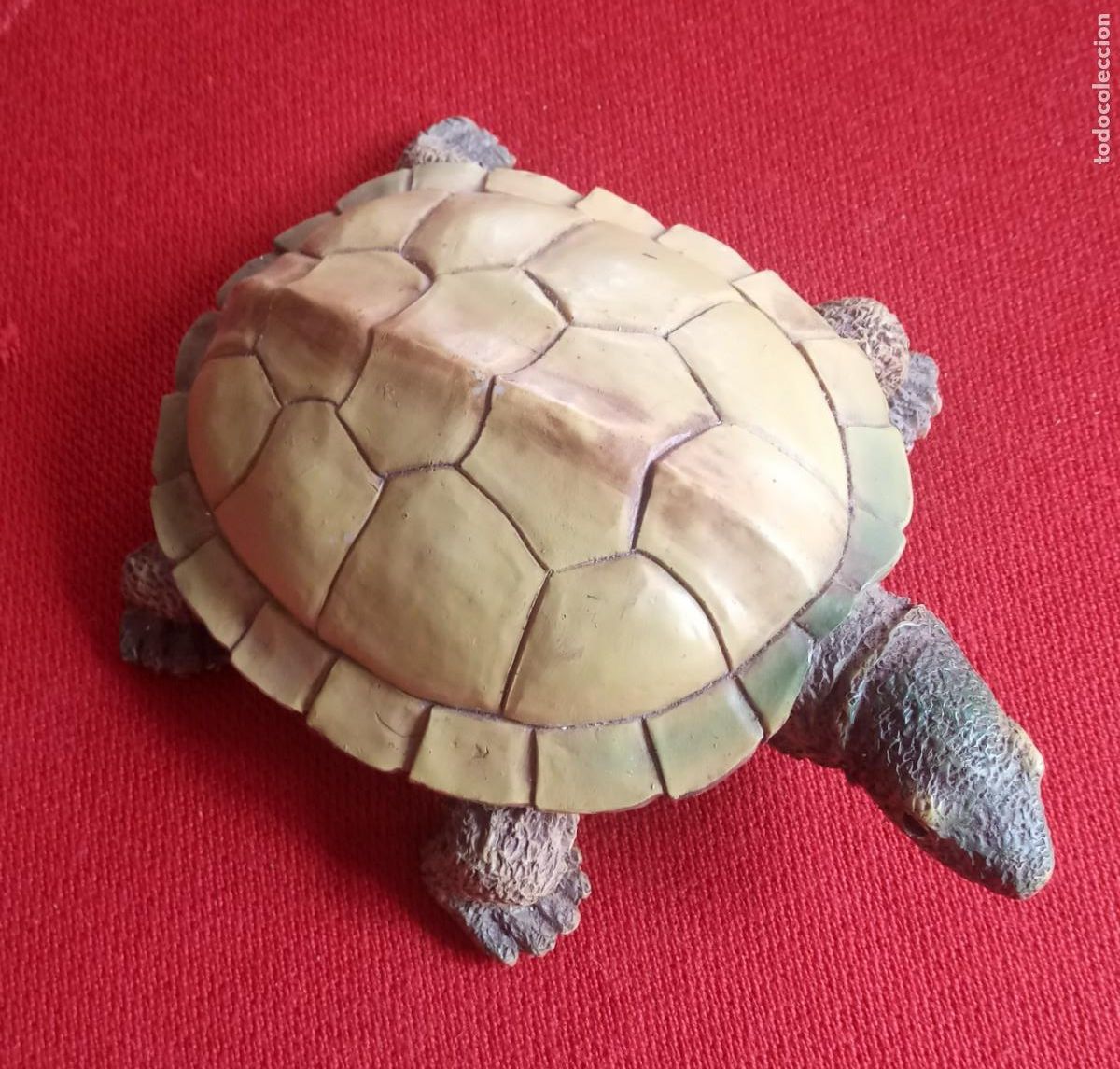 Coleccionismo: TORTUGA - MEDIANA - GRAN EFECTO - IMITACION MADERA - RESINA ? - VER FOTOS - S / N