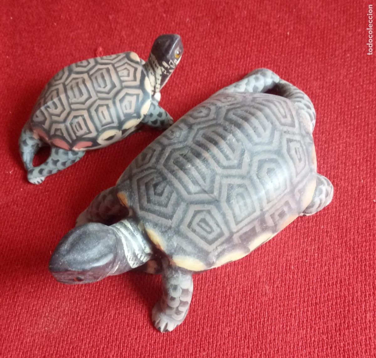 Coleccionismo: TORTUGA - 2 MEDIANA Y PEQUE&Ntilde;A - GRAN EFECTO - RESINA - VER FOTOS - N&ordm; 25 - 26