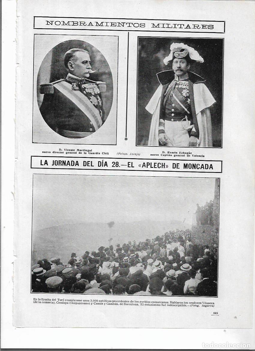 Coleccionismo: A&Ntilde;O 1910 RECORTE PRENSA MONTCADA ERMITA DEL TURO MITIN APLEC CATOLICO CONTRA LA ENSE&Ntilde;ANZA LAICA