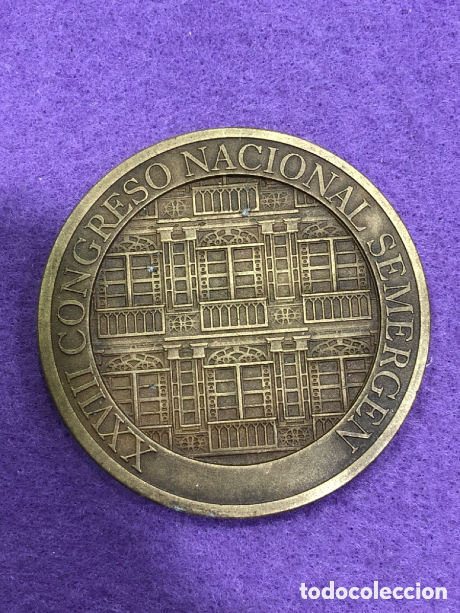 Coleccionismo: Medalla de bronce Comercio Nacional Semergen, A Coru&ntilde;a (L70) - Foto 1