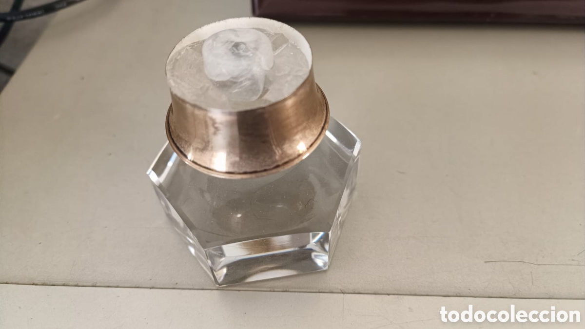 Coleccionismo: Antiguo perfumero de cristal - Foto 3