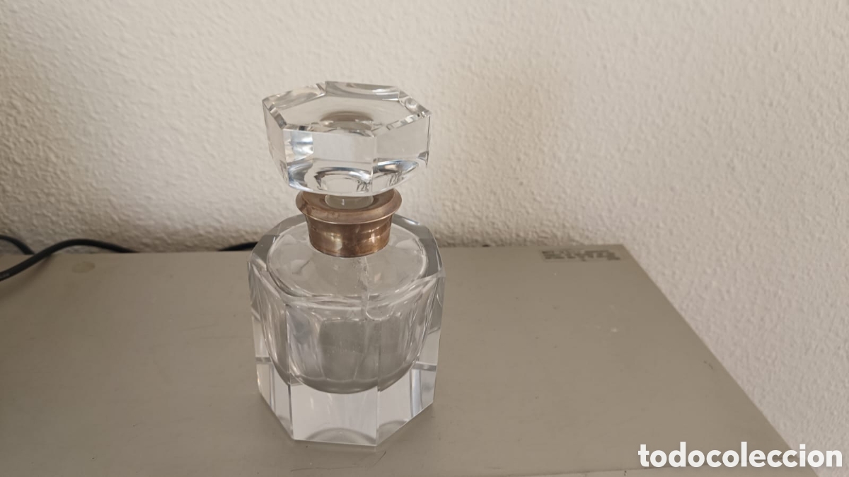 Coleccionismo: Antiguo perfumero de cristal - Foto 1
