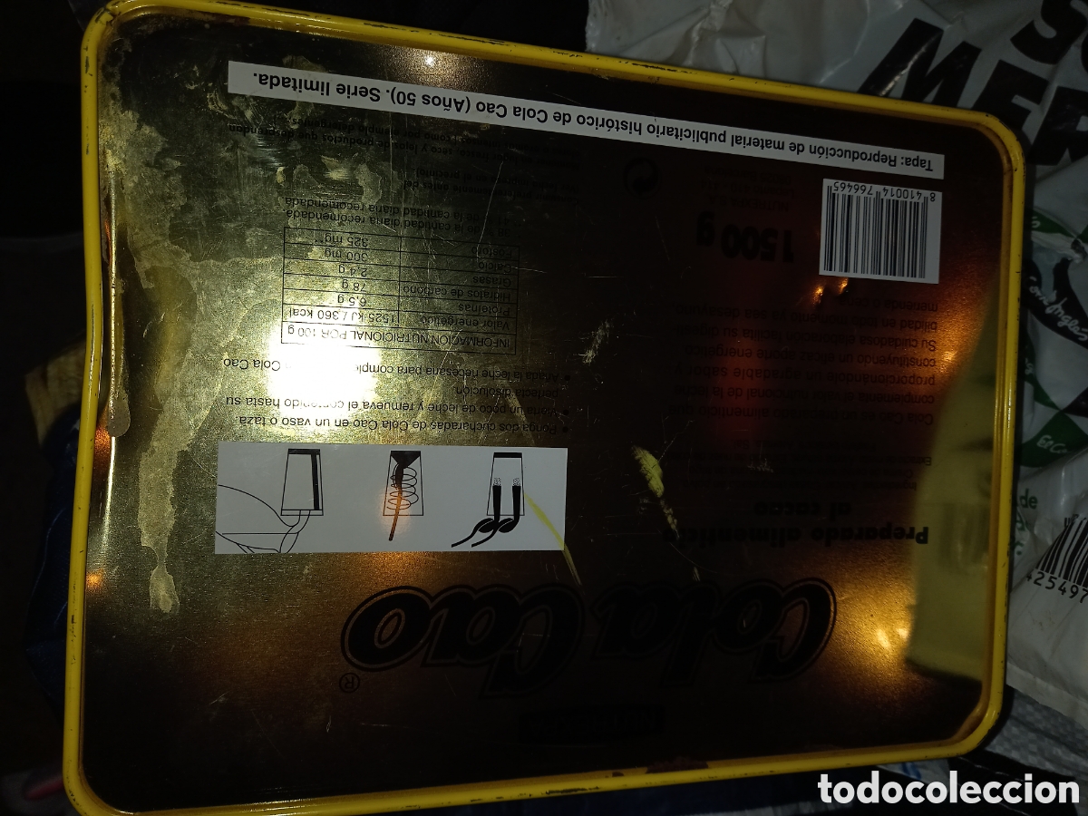 Coleccionismo: caja lata colacao vintage - Foto 5