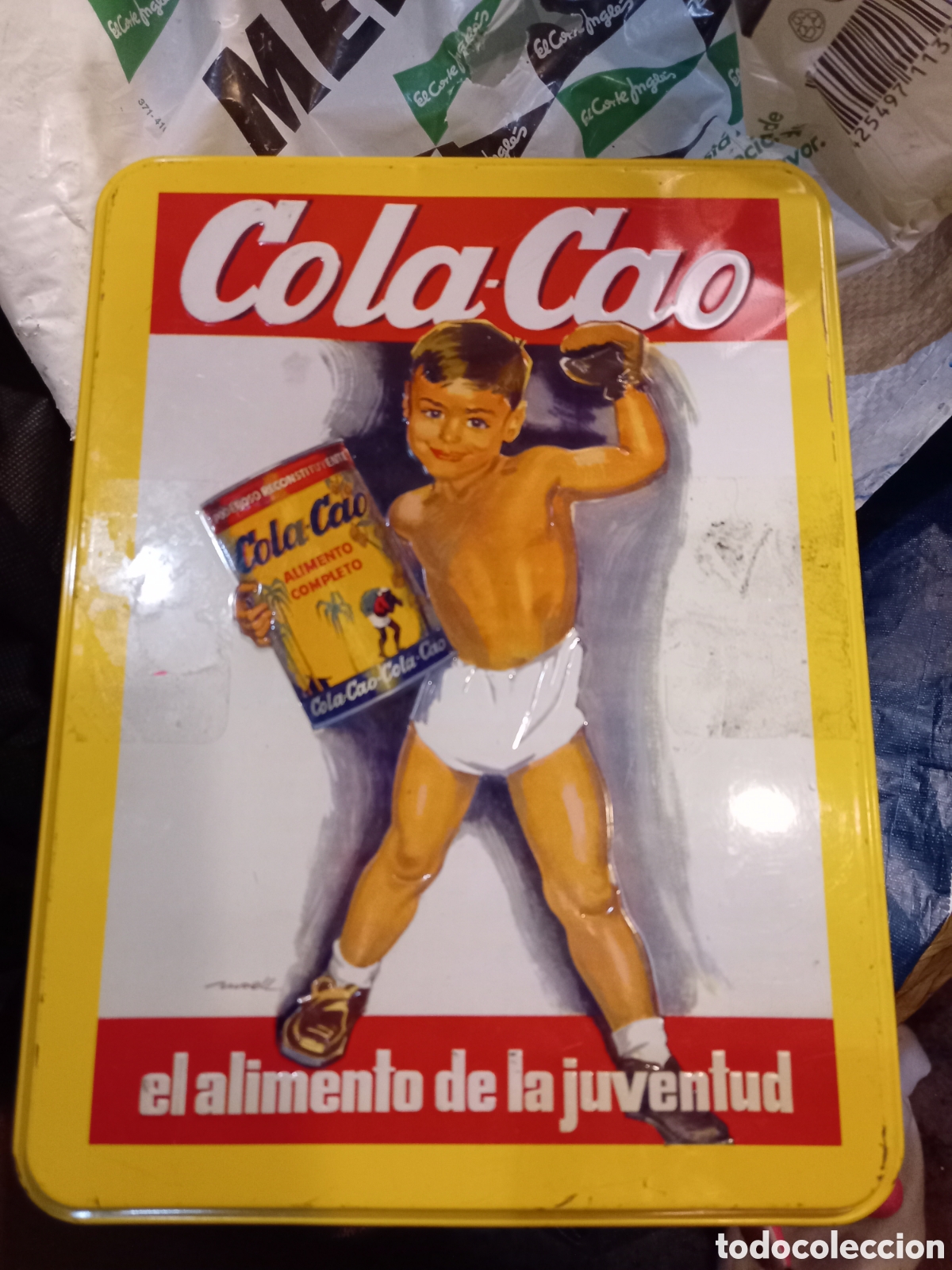 Coleccionismo: caja lata colacao vintage - Foto 2