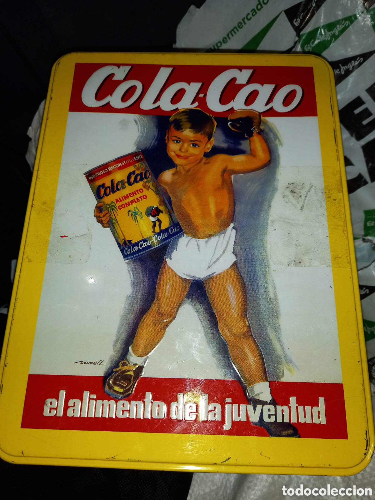 Coleccionismo: caja lata colacao vintage - Foto 3