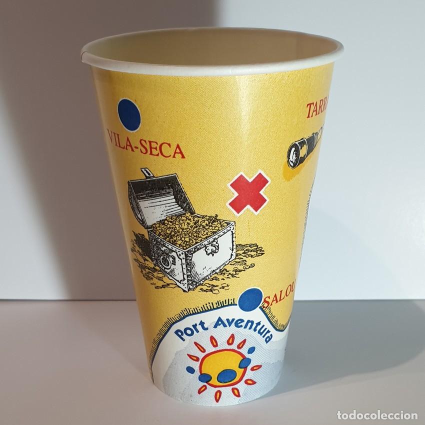 Coleccionismo: VASO CARTON PORT AVENTURA A&Ntilde;OS 90 COCA COLA - COCACOLA