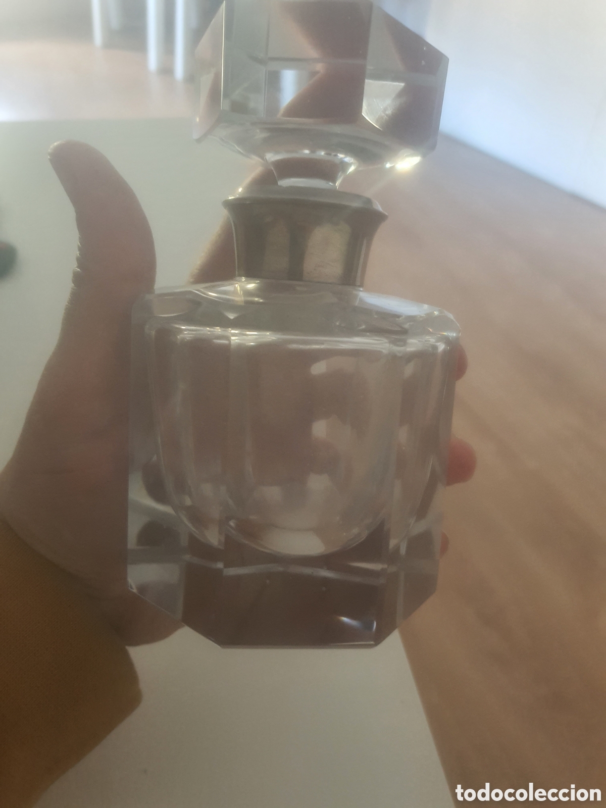 Coleccionismo: Antiguo perfumero de cristal - Foto 9