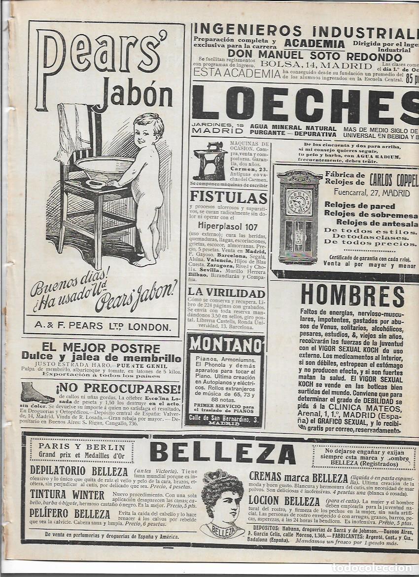 Colecionismo: A&Ntilde;O 1916 RECORTE PRENSA PUBLICIDAD JABON PEARS