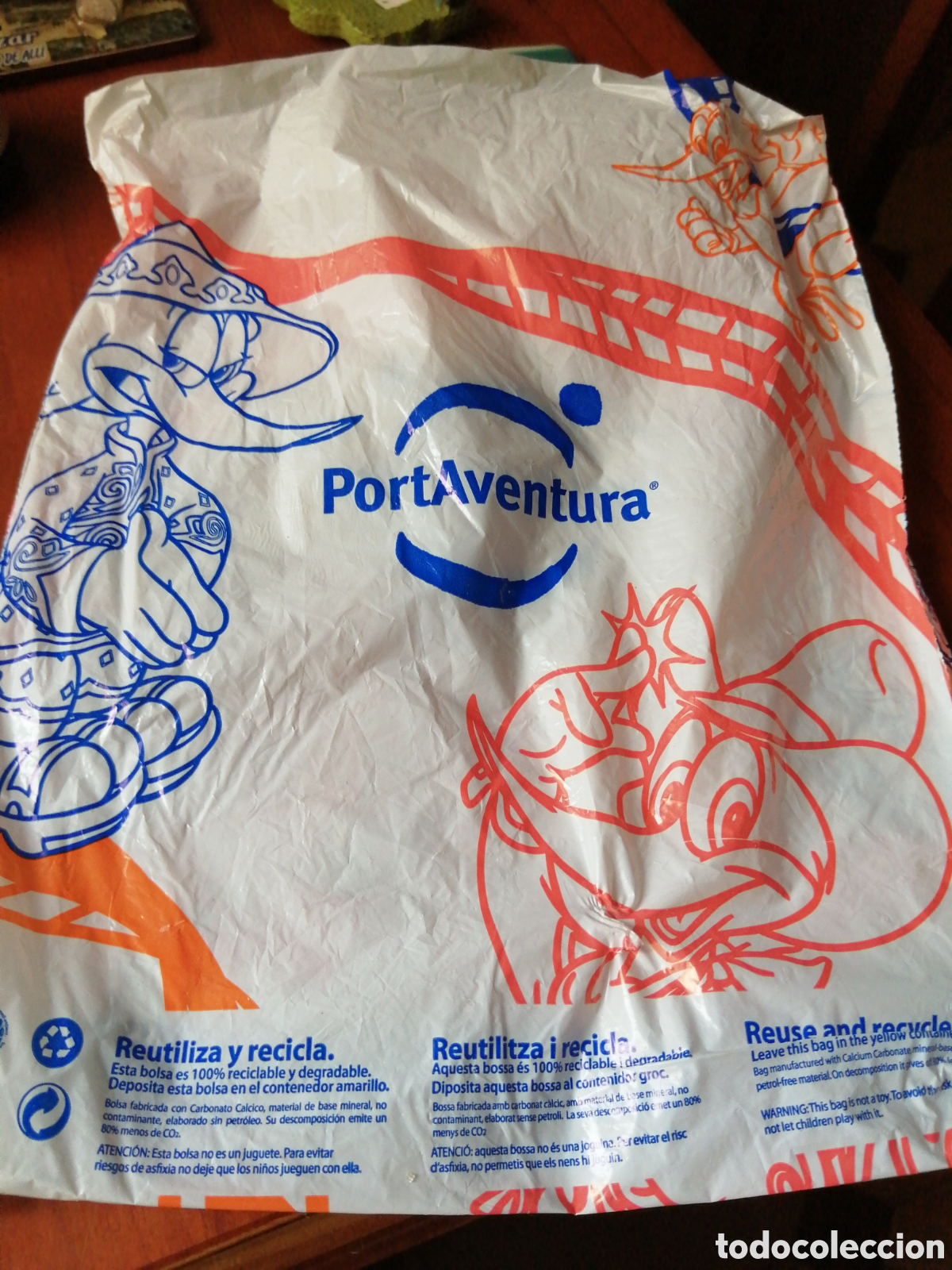 Coleccionismo: BOLSA PLASTICO PORTAVENTURA PORT AVENTURA