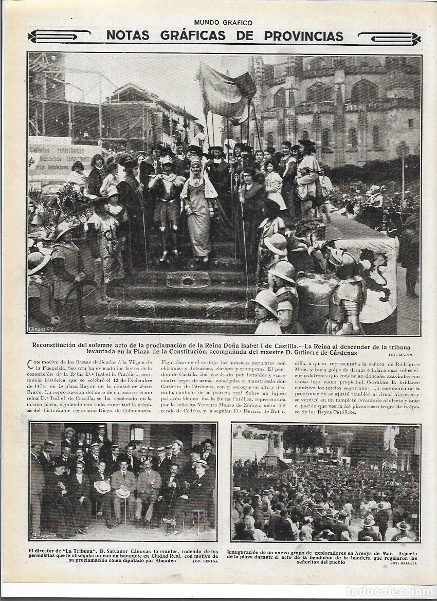 Sammelleidenschaft Papier: A&Ntilde;O 1916 RECORTE PRENSA ARENYS DE MAR INAUGURACION NIEVO GRUPO DE EXPLORADORES BENDICION BANDERA