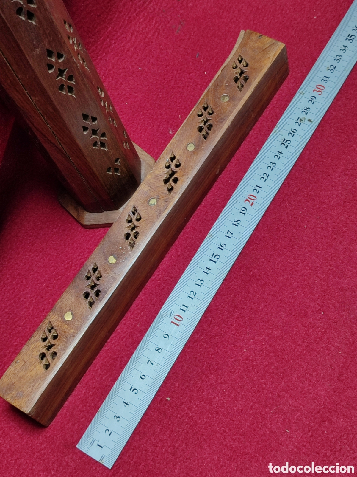 Coleccionismo: Quemadores de incienso de madera - Foto 2