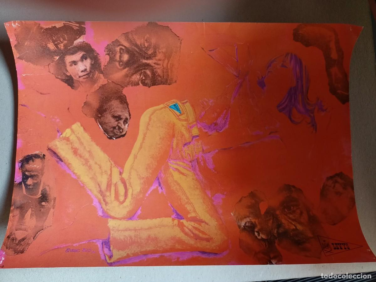 Coleccionismo: POSTER DIBUJO PUBLICITARIO DE &rdquo;LEVYS&rdquo; DE 34 X 24
